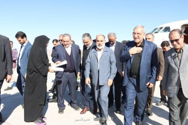 سفر وزیر بهداشت، درمان و آموزش پزشکی به سیستان و بلوچستان